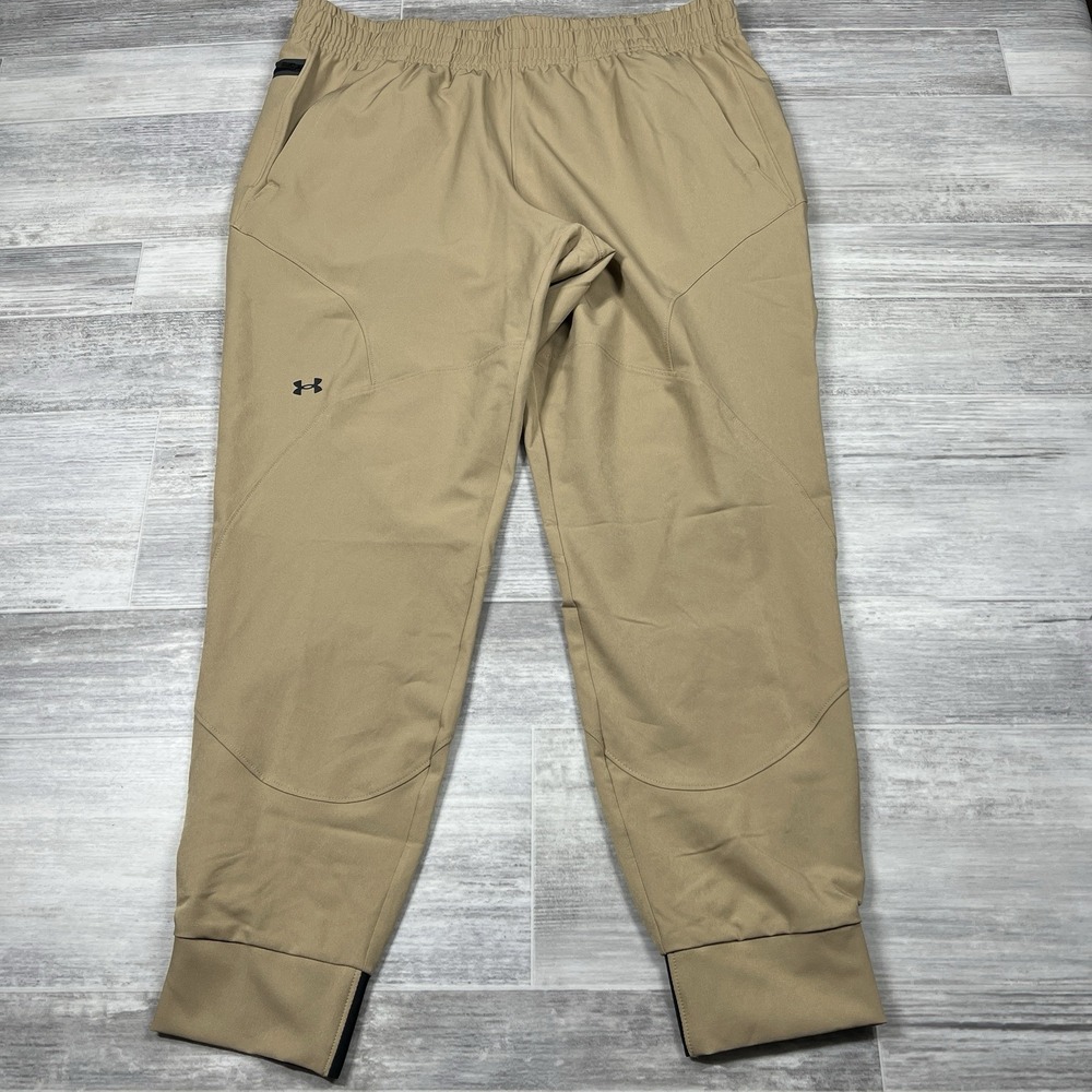 Under Armour Unstoppable Jogger Women's Large Pants Loose Fit Khaki 1376926-263‎